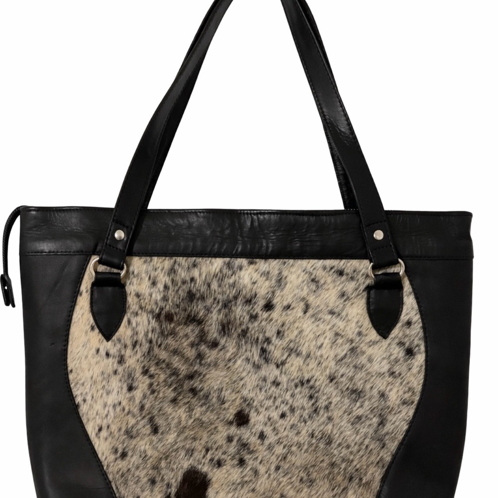 Elegant Black and Tan Women's Tote Bag